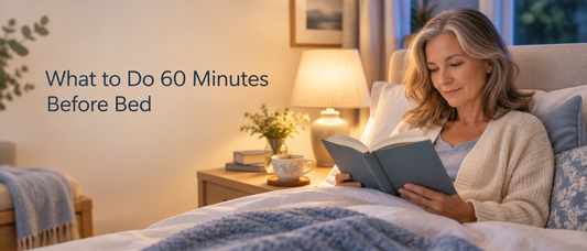 What to Do 60 Minutes Before Bed banner