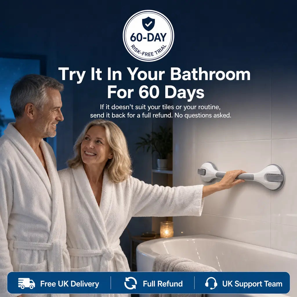 Non-Slip Bathroom Safety Handle with Suction Cup